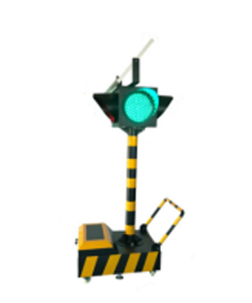 昂仁太阳能移动信号灯